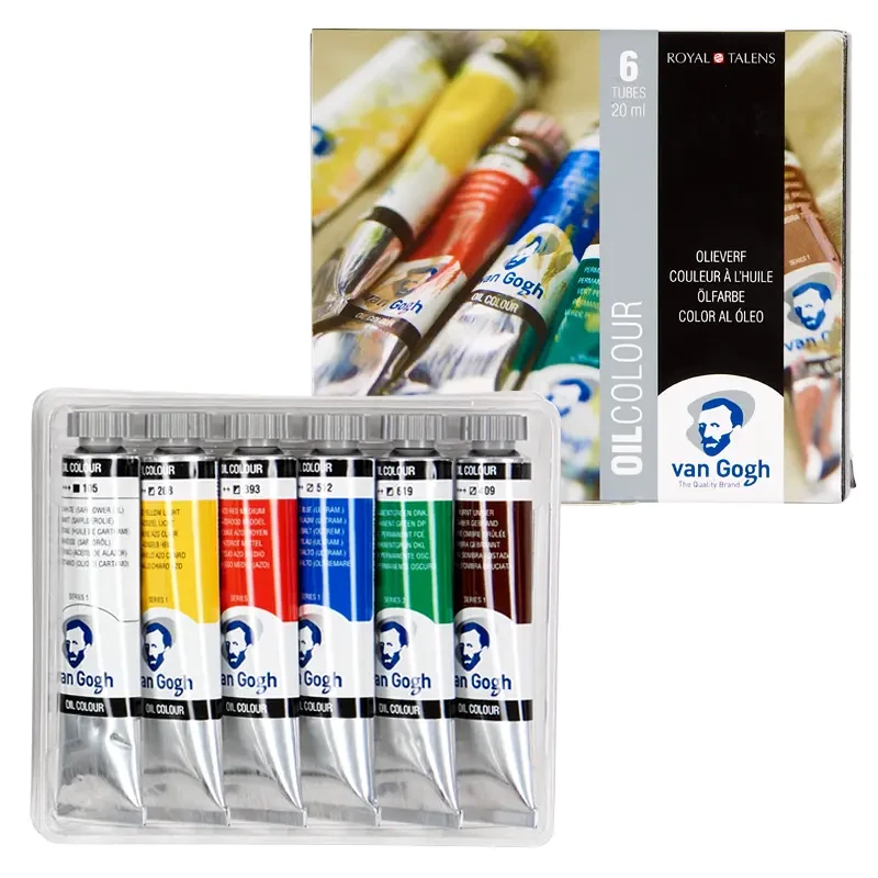Farby olejne Van Gogh zestaw 6 x 20 ml 01