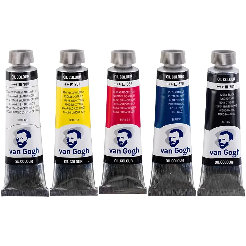 Farby olejne Van Gogh Primary Mixing Set zestaw 5 x 40 ml 04