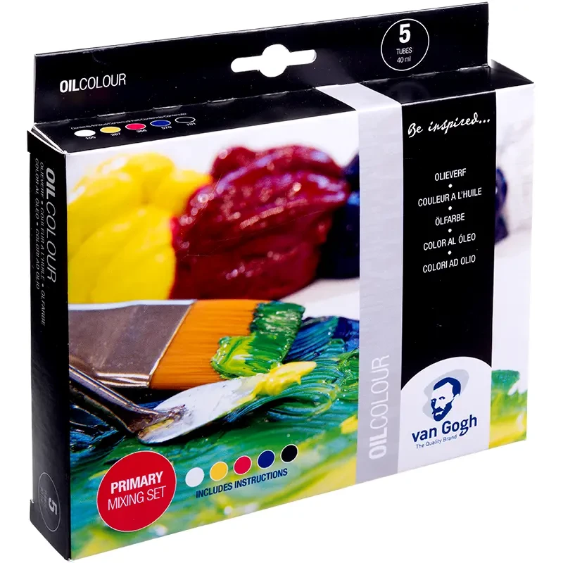 Farby olejne Van Gogh Primary Mixing Set zestaw 5 x 40 ml 05