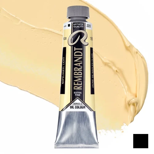 Farba olejna Rembrandt 40 ml - 222  S2 Naples yellow light