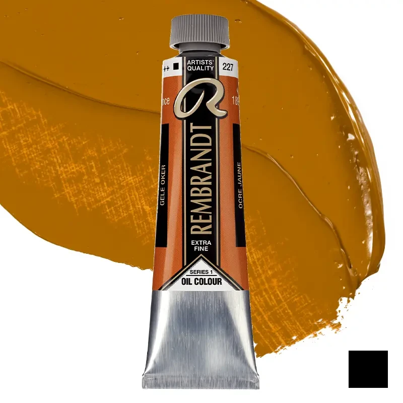 Farba olejna Rembrandt 40 ml - 227 S1 Yellow ochre 01