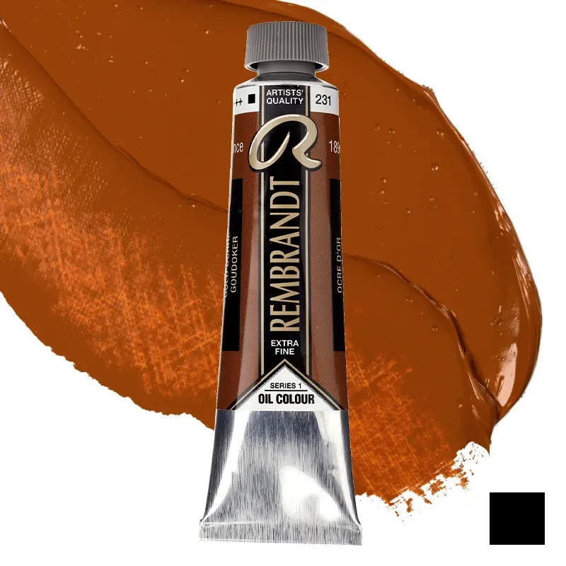 Farba olejna Rembrandt 40 ml - 231 S1 Gold ochre 01