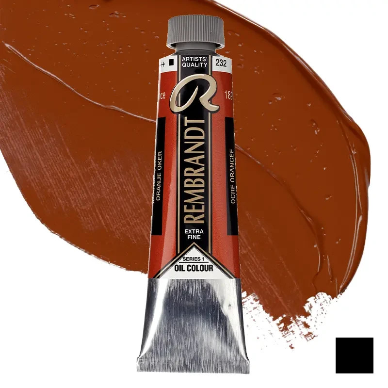 Farba olejna Rembrandt 40 ml - 232 S1 Orange ochre 01