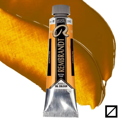 Farba olejna Rembrandt 40 ml - 242 S4 Aureoline