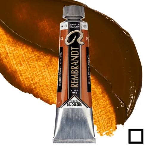 Farba olejna Rembrandt 40 ml - 265 S3 Transparent oxide yellow