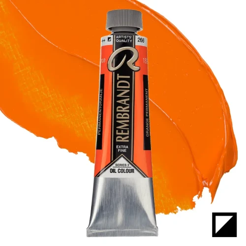 Farba olejna Rembrandt 40 ml - 266 S3 Permanent orange