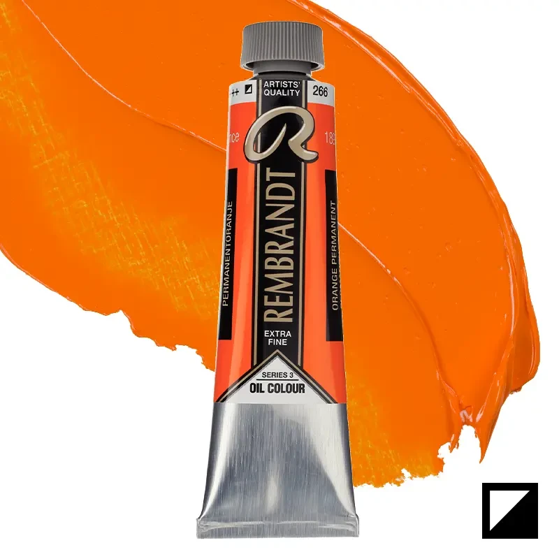 Farba olejna Rembrandt 40 ml - 266 S3 Permanent orange 01