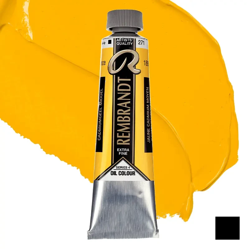 Farba olejna Rembrandt 40 ml - 271 S4 Cadmium yellow medium 01