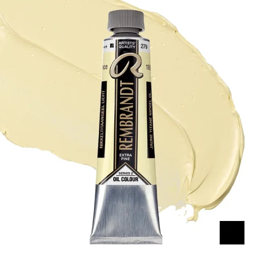 Farba olejna Rembrandt 40 ml - 279 S2 Nickel titanium yellow light