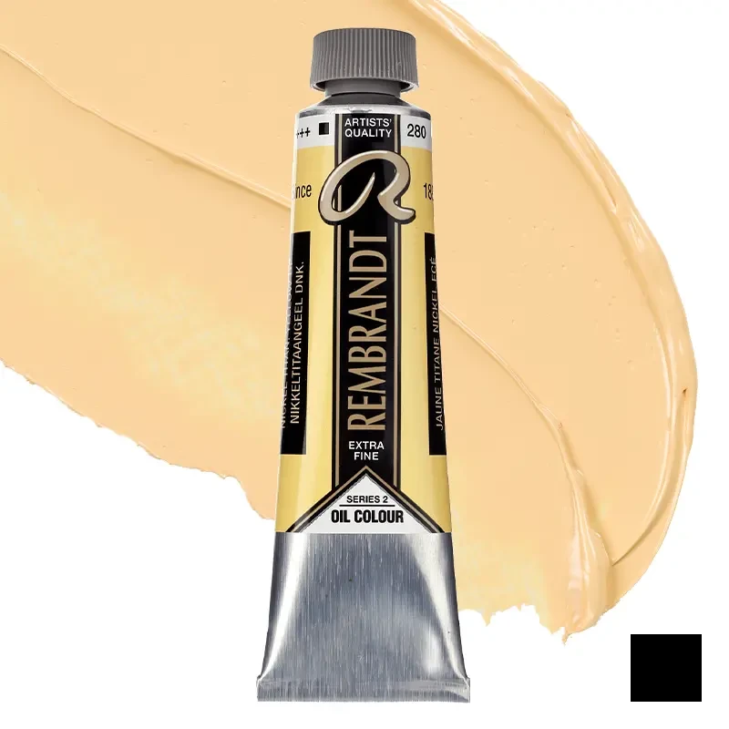 Farba olejna Rembrandt 40 ml - 280 S2 Nickel titanium yellow deep 01