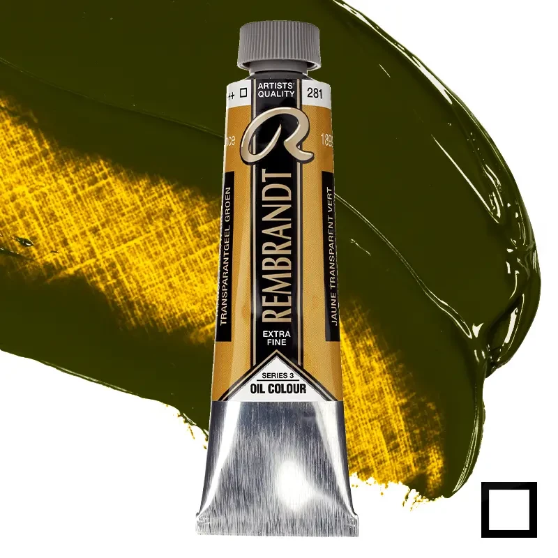 Farba olejna Rembrandt 40 ml - 281 S3 Transparent yellow green 01