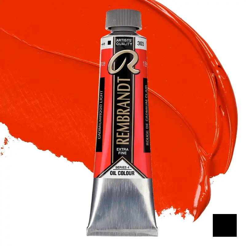 Farba olejna Rembrandt 40 ml - 303 S4 Cadmium red light 01