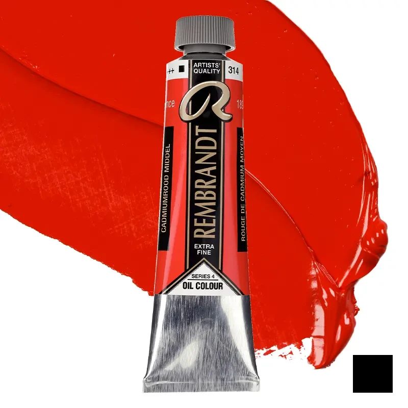 Farba olejna Rembrandt 40 ml - 314 S4 Cadmium red medium 01