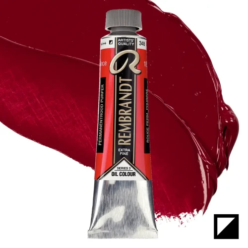 Farba olejna Rembrandt 40 ml - 348 S3 Permanent red purple