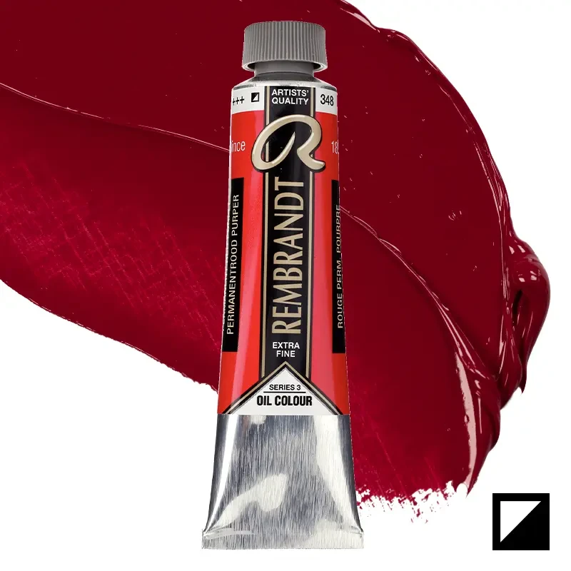 Farba olejna Rembrandt 40 ml - 348 S3 Permanent red purple 01