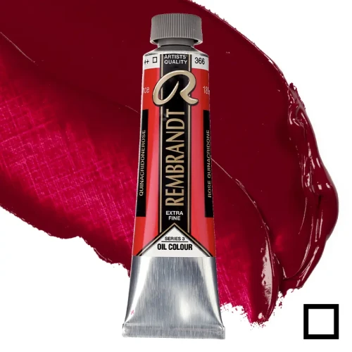 Farba olejna Rembrandt 40 ml - 366 S3 Quinacridone rose