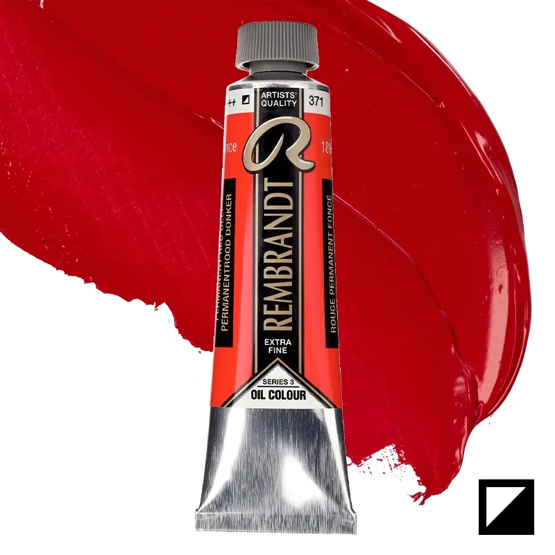 Farba olejna Rembrandt 40 ml - 371 S3 Permanent red deep 01