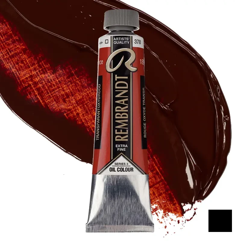 Farba olejna Rembrandt 40 ml - 378 S3 Transparent oxide red 01