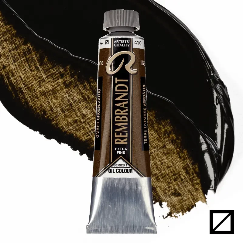 Farba olejna Rembrandt 40 ml - 410 S1 Greenish umber 01
