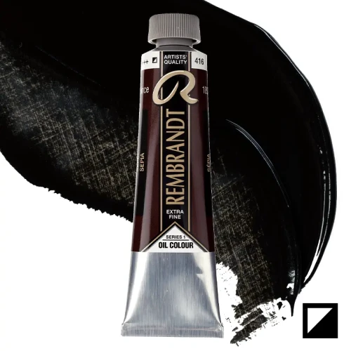 Farba olejna Rembrandt 40 ml - 416 S1 Sepia