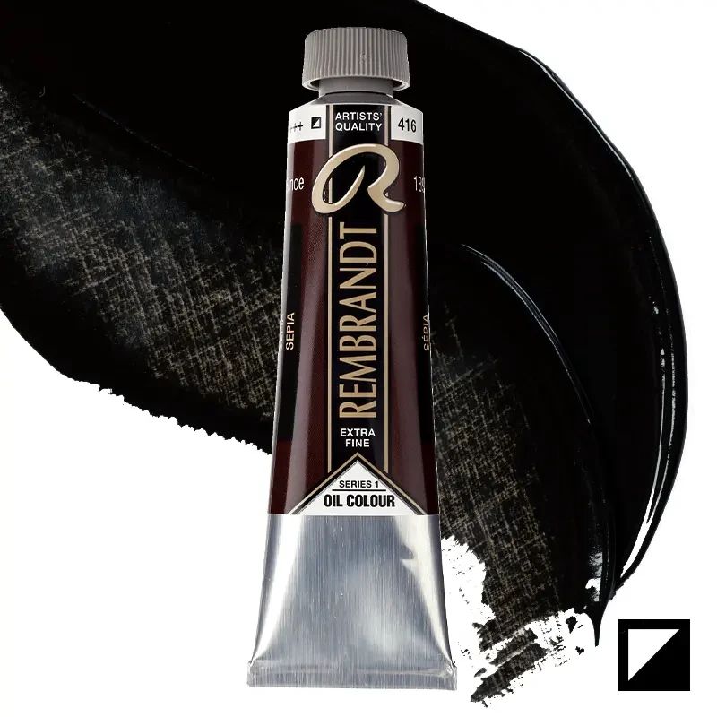 Farba olejna Rembrandt 40 ml - 416 S1 Sepia 01