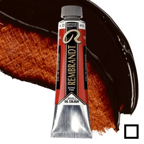 Farba olejna Rembrandt 40 ml - 418 S3 Still de grain brown