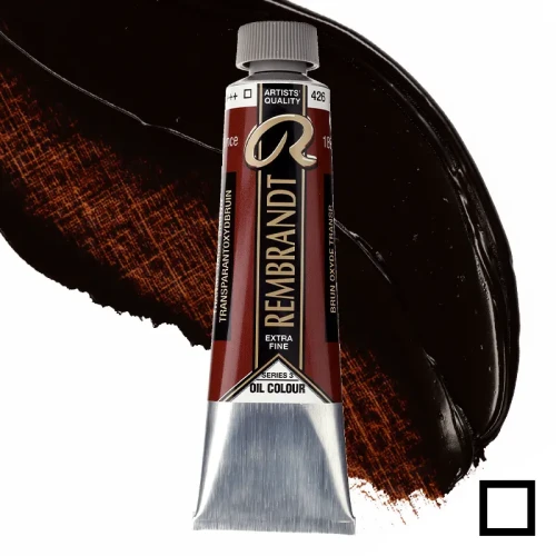 Farba olejna Rembrandt 40 ml - 426 S3 Transparent oxide brown