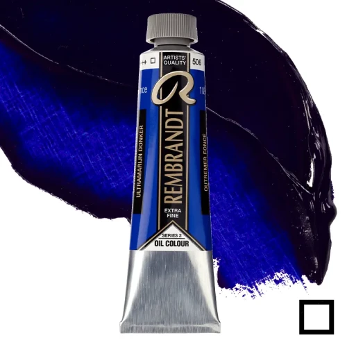 Farba olejna Rembrandt 40 ml - 506 S2 Ultramarine deep