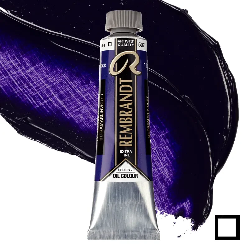 Farba olejna Rembrandt 40 ml - 507 S2 Ultramarine violet 01