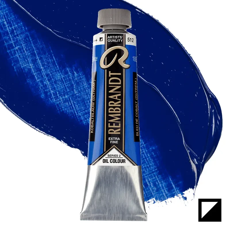 Farba olejna Rembrandt 40 ml - 512 S2 Cobalt blue ultramarine 01