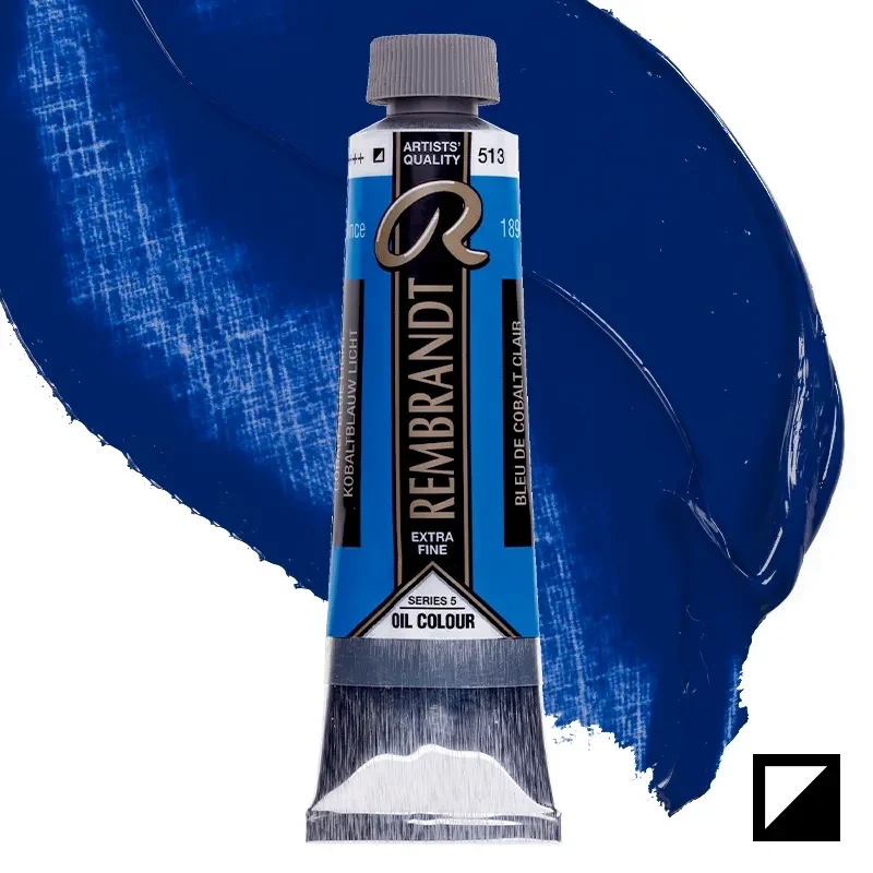 Farba olejna Rembrandt 40 ml - 513 S5 Cobalt blue light 01