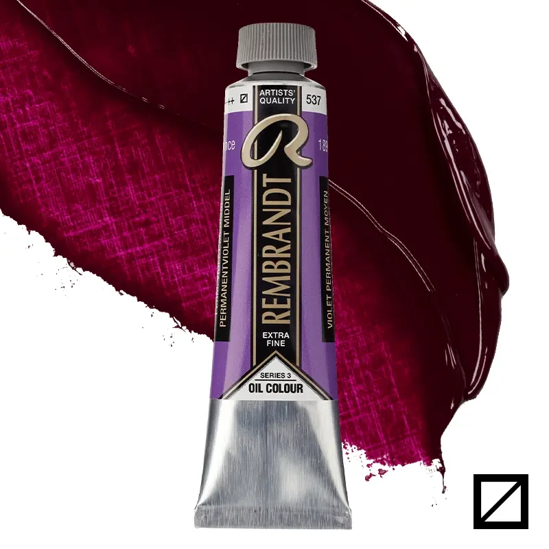 Farba olejna Rembrandt 40 ml - 537 S3 Permanent violet medium 01