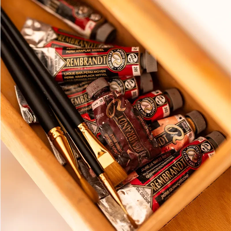 Farba olejna Rembrandt 40 ml - 537 S3 Permanent violet medium 04