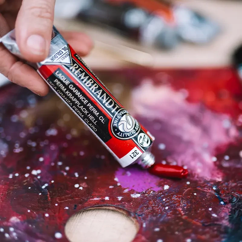 Farba olejna Rembrandt 40 ml - 537 S3 Permanent violet medium 05