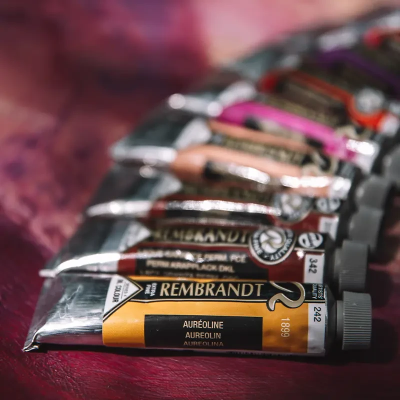 Farba olejna Rembrandt 40 ml - 537 S3 Permanent violet medium 06