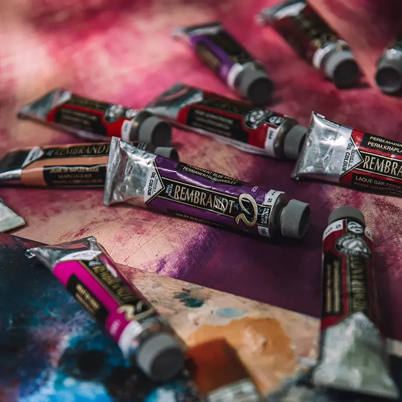 Farba olejna Rembrandt 40 ml - 537 S3 Permanent violet medium 12