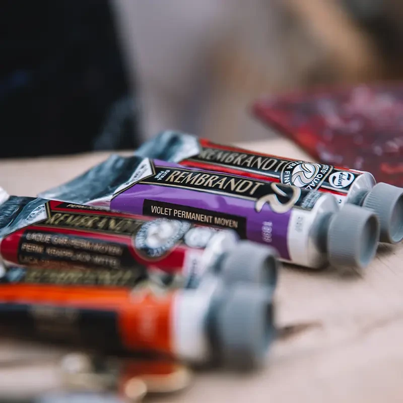 Farba olejna Rembrandt 40 ml - 537 S3 Permanent violet medium 13