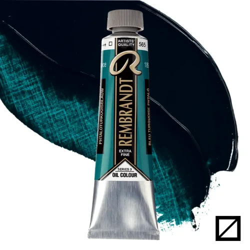 Farba olejna Rembrandt 40 ml - 565 S3 Phthalo turquoise blue