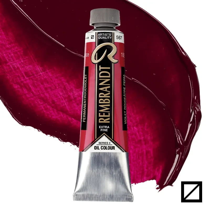 Farba olejna Rembrandt 40 ml - 567 S3 Permanent red violet 01