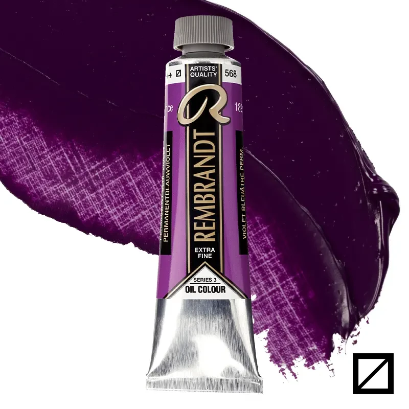 Farba olejna Rembrandt 40 ml - 568 S3 Permanent blue violet 01