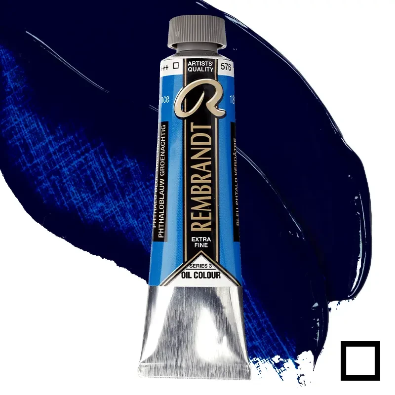 Farba olejna Rembrandt 40 ml - 576 S3 Phthalo blue green 01