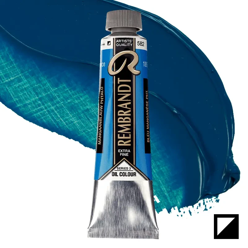 Farba olejna Rembrandt 40 ml - 582 S3 Manganese blue 01