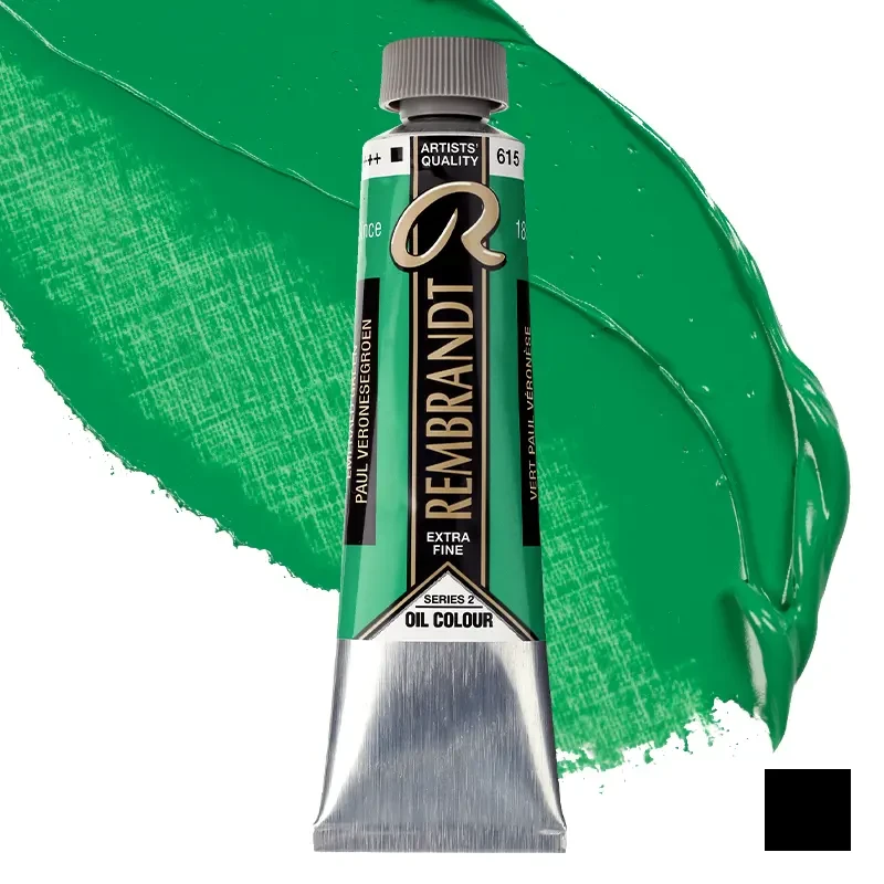 Farba olejna Rembrandt 40 ml - 615 S2 Emerald green 01