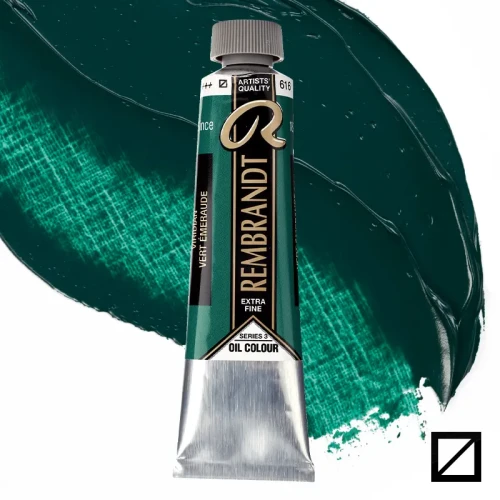 Farba olejna Rembrandt 40 ml - 616 S3 Viridian