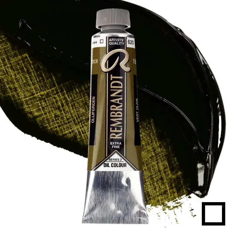 Farba olejna Rembrandt 40 ml - 620 S2 Olive green 01