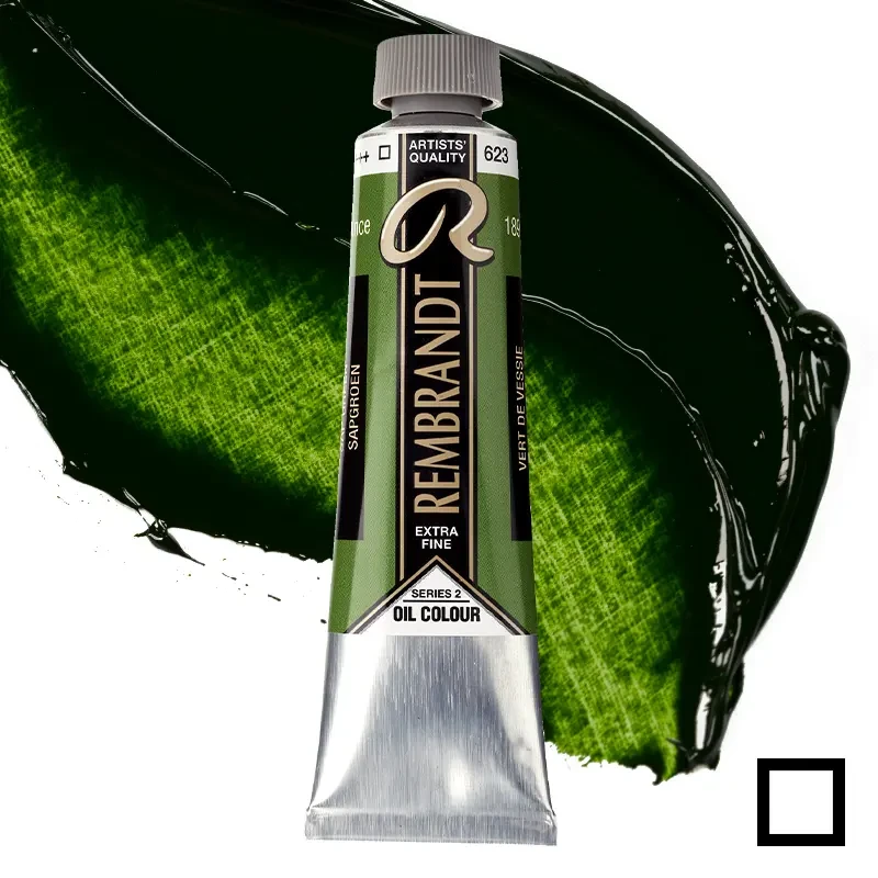 Farba olejna Rembrandt 40 ml - 623 S2 Sap green 01