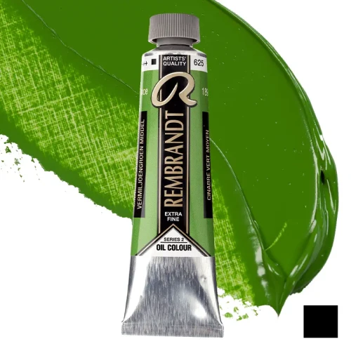 Farba olejna Rembrandt 40 ml - 625 S2 Cinnabar green medium