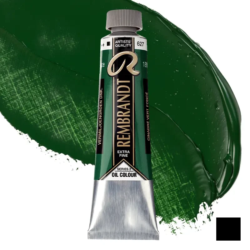 Farba olejna Rembrandt 40 ml - 627 S2 Cinnabar green deep 01