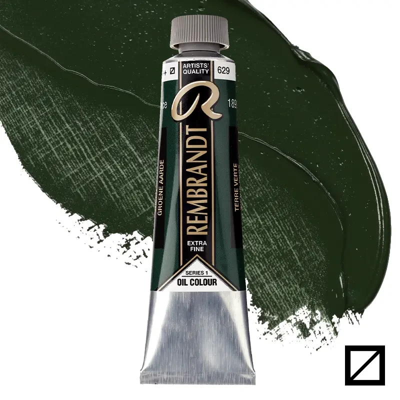 Farba olejna Rembrandt 40 ml - 629 S1 Green earth 01