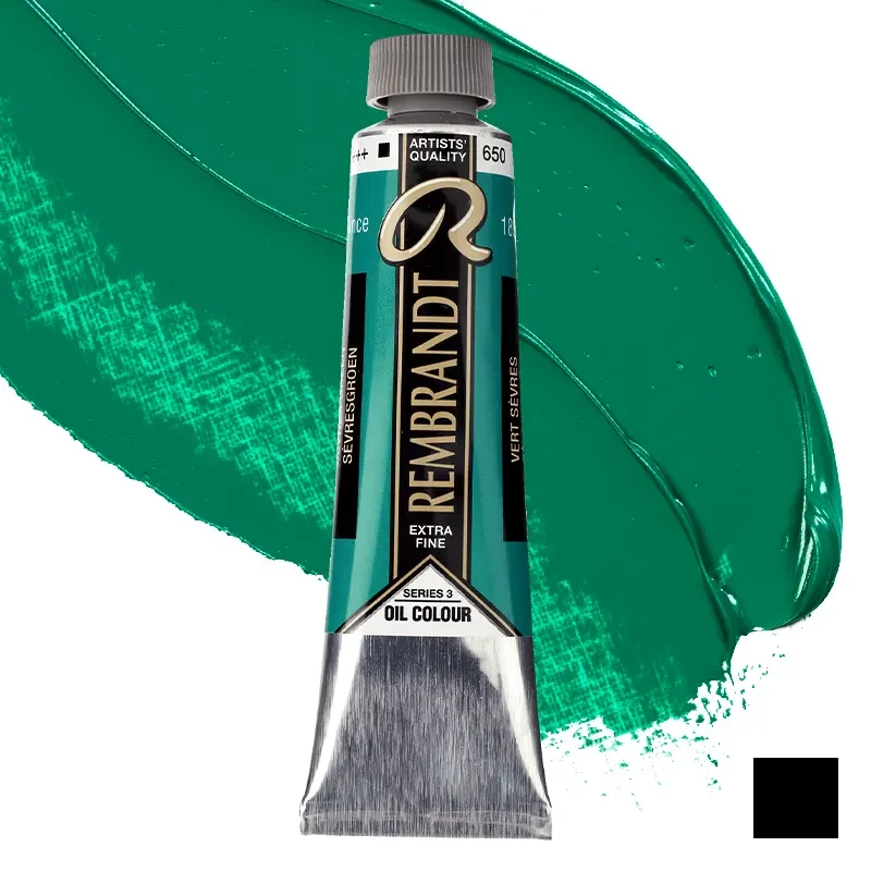 Farba olejna Rembrandt 40 ml - 650 S3 Sevres green 01